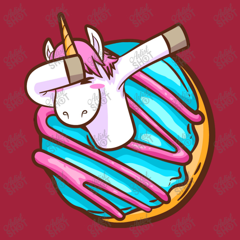 Dabbing Donut  Unicorn Basic T-shirt by marceliana | Artistshot