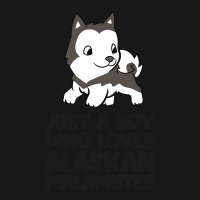 Just A Boy Who Loves Alaskan Malamutes 3 Flannel Shirt | Artistshot