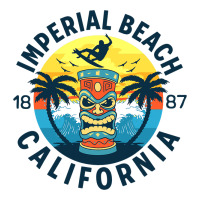 Imperial Beach California Surfing Summer Vacation Zipper Hoodie | Artistshot