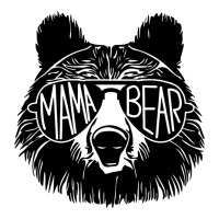 Mama Bear Face Sunglasses Mother Mom Mommy Mothers Crop Top | Artistshot