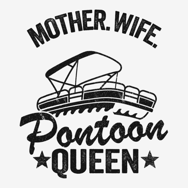 Lake Life Women Mom Mother Wife Pontoon Queen2 68 Drawstring Bags | Artistshot