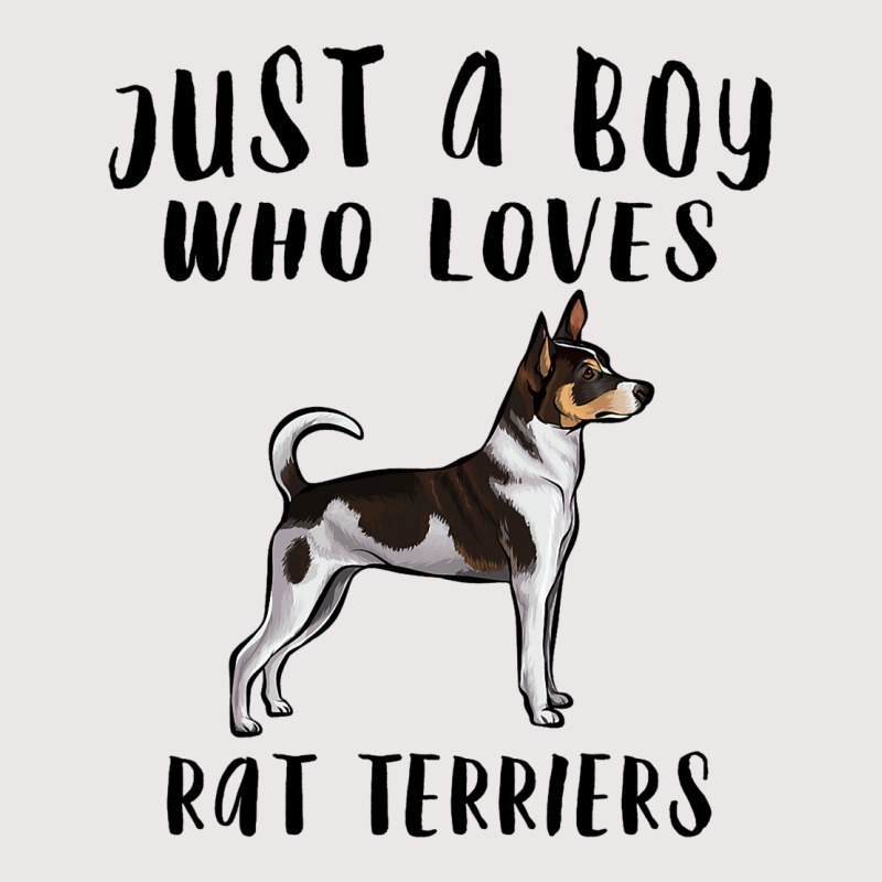 Im Just A Boy Who Loves Rat Terriers Dog Lover Pocket T-Shirt by ZariahVang | Artistshot