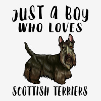 Im Just A Boy Who Loves Scottish Terriers Dog Love Adjustable Cap | Artistshot