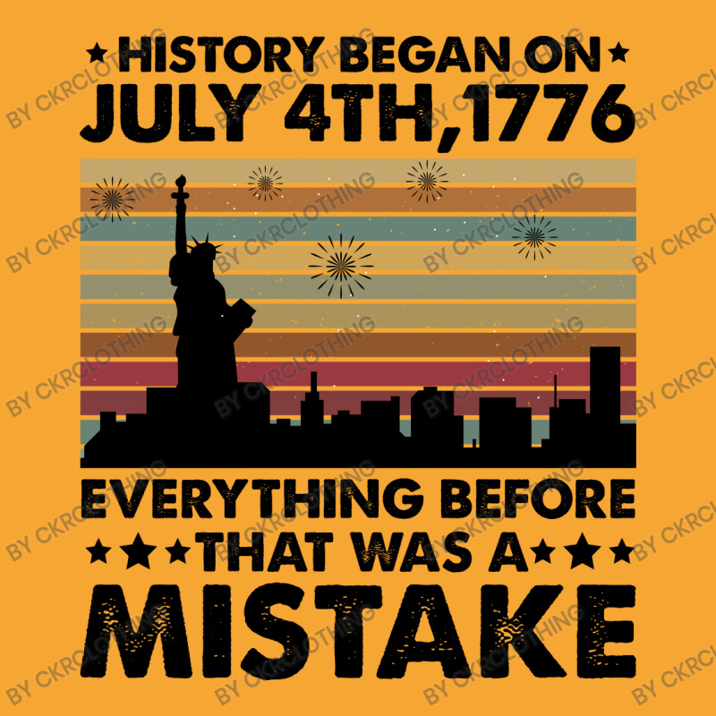 History Began On July 4th,1776 Basic T-shirt | Artistshot