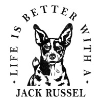 Jack Russel Life Better With Dog Mom Dad Raglan Crop Top | Artistshot