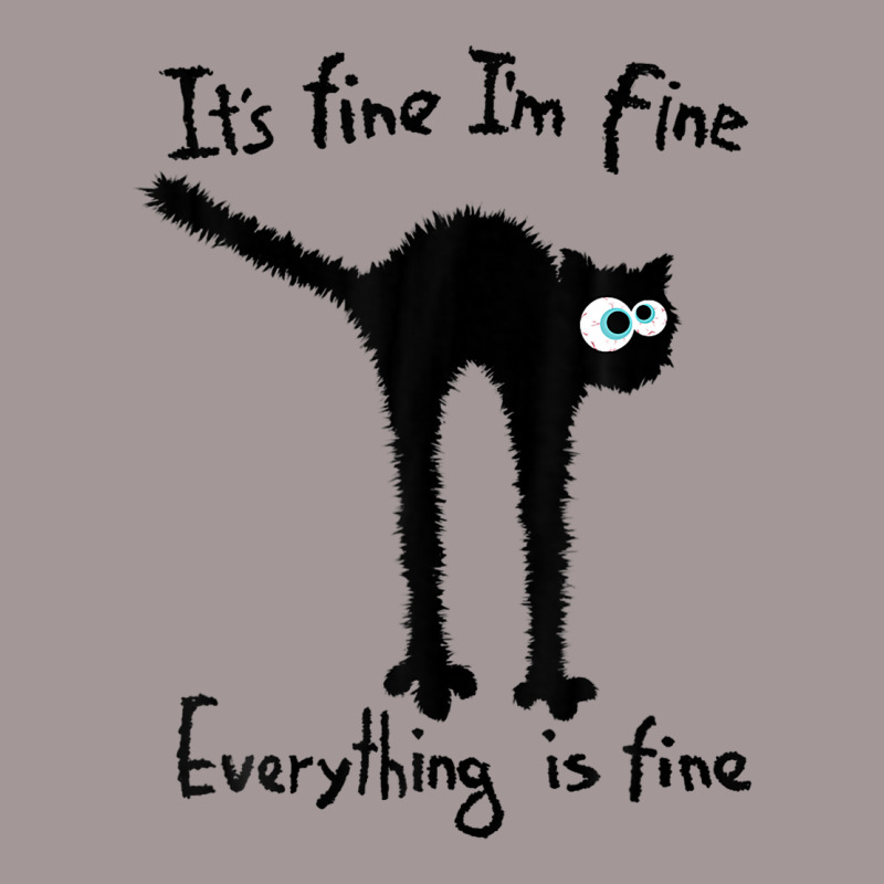 It S Fine I M Fine Everything Is Fine Funny Black  Vintage Short | Artistshot