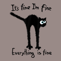 It S Fine I M Fine Everything Is Fine Funny Black  Vintage T-shirt | Artistshot