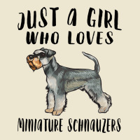 Im Just A Girl Who Loves Miniature Schnauzers Dog  Cropped Hoodie | Artistshot