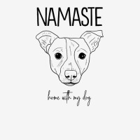 Jack Russel Namaste Home With My Dog Graphic T-shirt | Artistshot