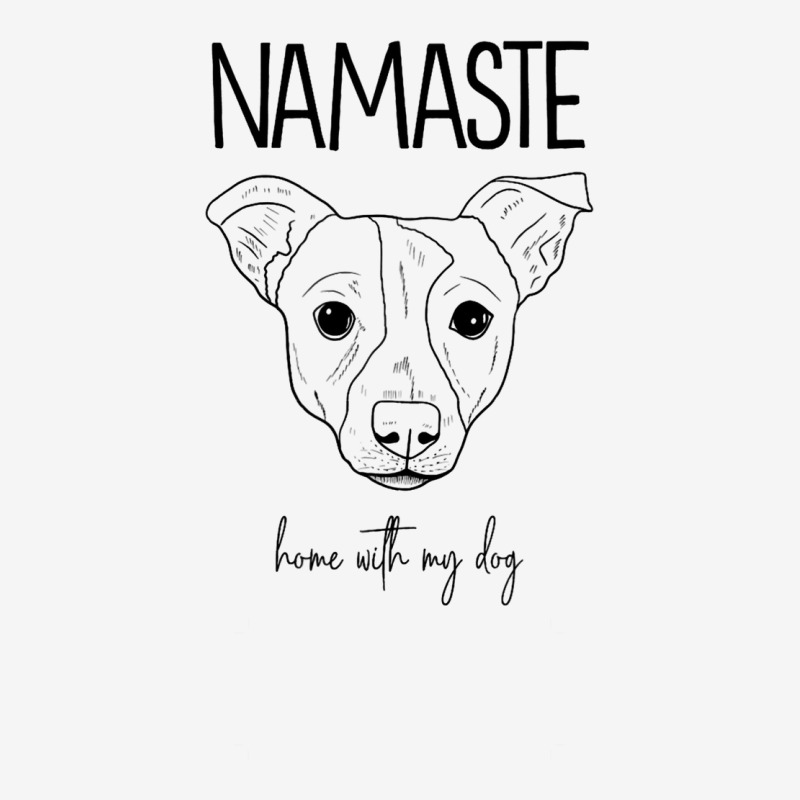 Jack Russel Namaste Home With My Dog Graphic T-shirt by AleaAlmondz | Artistshot