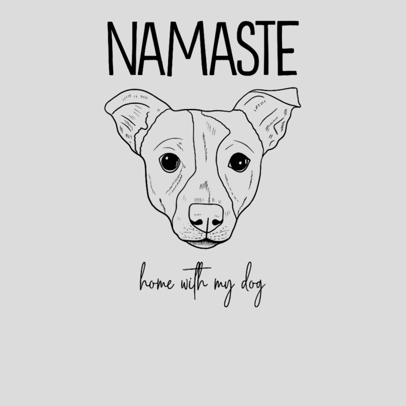 Jack Russel Namaste Home With My Dog Men's Polo Shirt by AleaAlmondz | Artistshot