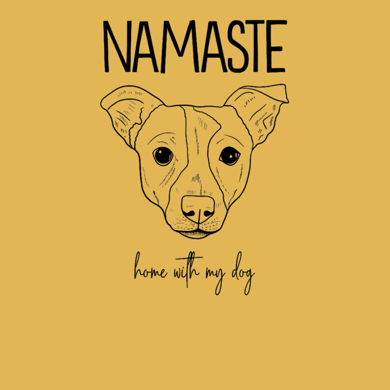 Jack Russel Namaste Home With My Dog Vintage Hoodie And Short Set by AleaAlmondz | Artistshot