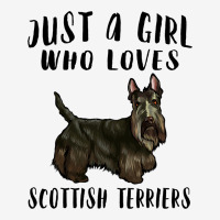 Im Just A Girl Who Loves Scottish Terriers Dog Lov Adjustable Cap | Artistshot