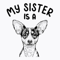 Kids My Sister Is A Rat Terrier Funny Dog Puppy T-shirt | Artistshot