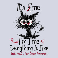 Its Fine Im Fine Everything Is Fine Oral Head Neck Fleece Short | Artistshot