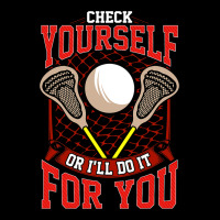 Lacrosse Check Yourself Or Ill Do It For You Lax O Men's Long Sleeve Pajama Set | Artistshot