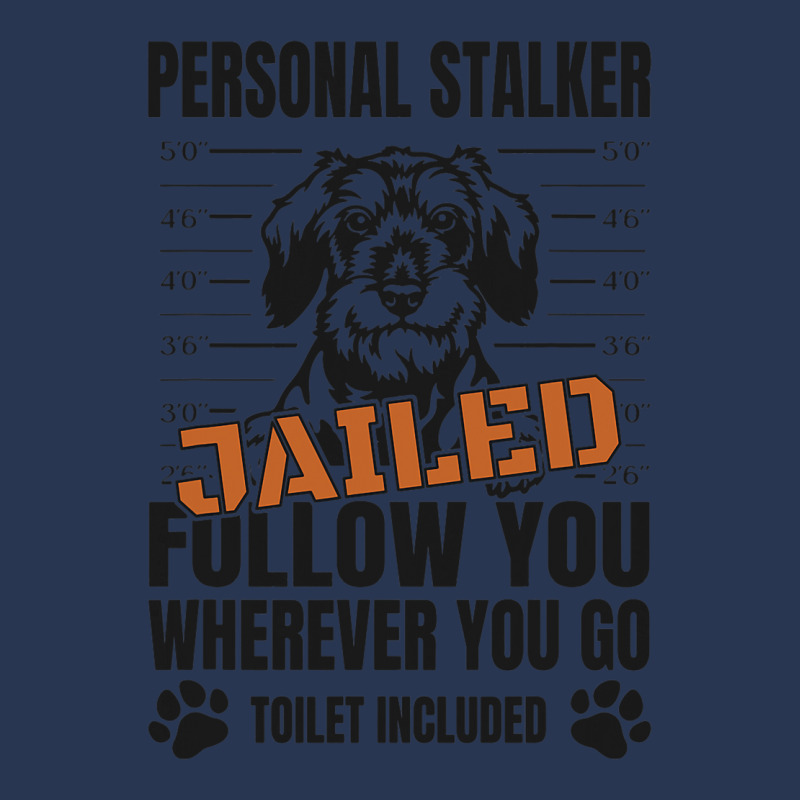 Jailed Personal Stalker Dog Miniature Schnauzer Ladies Denim Jacket by NariahPringl | Artistshot