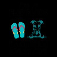 Im A Flip Flops And Greyhound Kinda Girl Legging | Artistshot