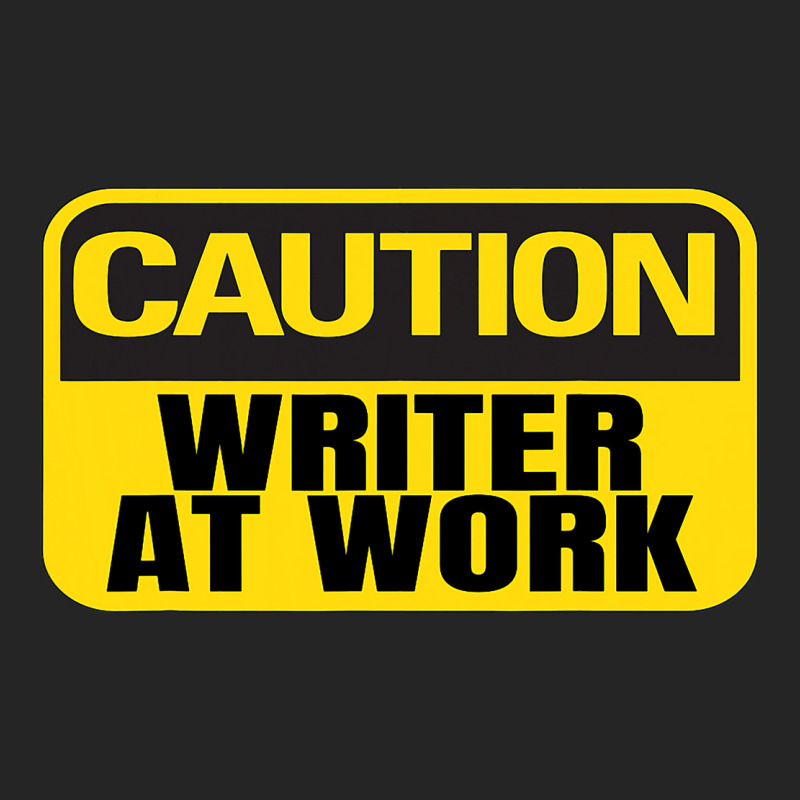 Caution Writer At Work Yellow Caution Sign Unisex Hoodie by MaritzaCoats | Artistshot