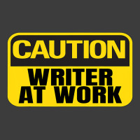 Caution Writer At Work Yellow Caution Sign Men's Polo Shirt | Artistshot