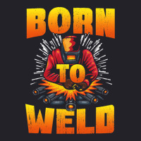 Born To Weld Cool Welder Ironworker Pipeliner Weld Unisex Sherpa-lined Denim Jacket | Artistshot