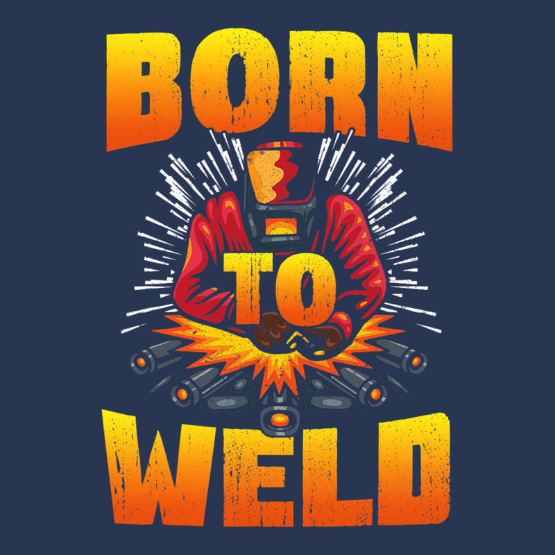 Born To Weld Cool Welder Ironworker Pipeliner Weld Men Denim Jacket | Artistshot