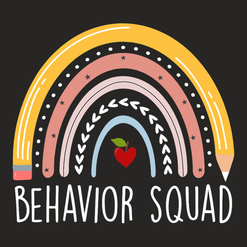 Behavior Squad Teacher Analyst Technician Therapis Ladies Fitted T-Shirt by KrishaAltamiran | Artistshot