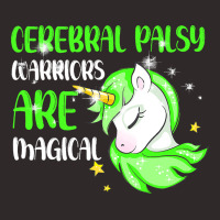 Cerebral Palsy Warrior Magical Unicorn Ataxic Gree Racerback Tank | Artistshot