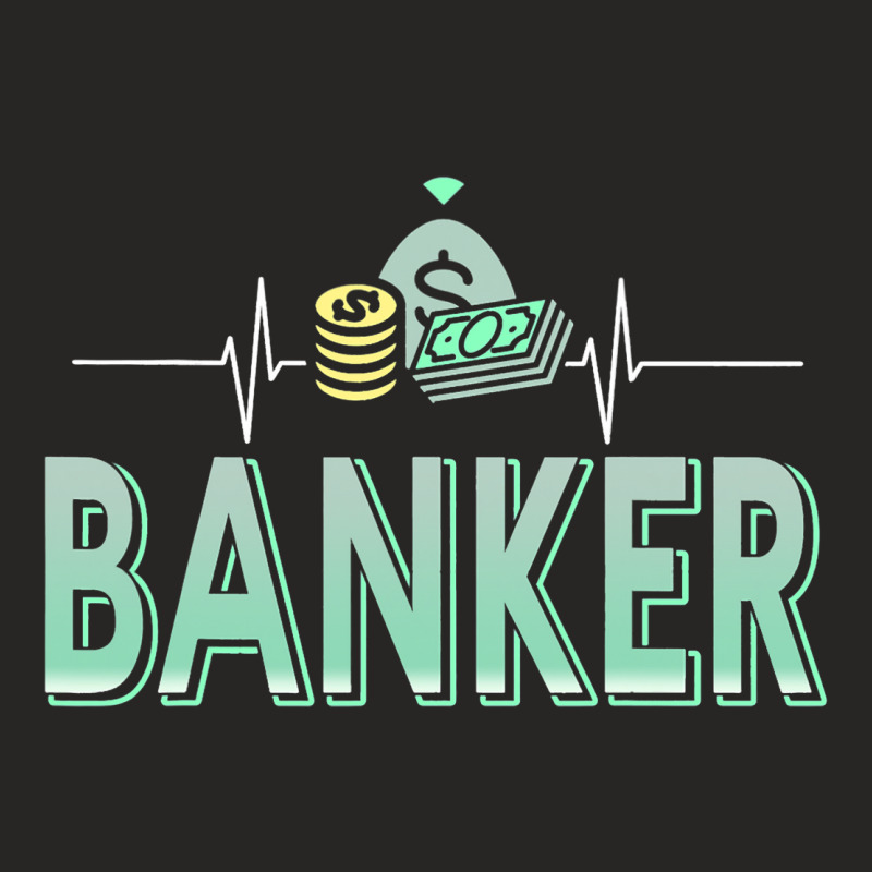 Cool Awesome Retro Heartbeat Of Banker Designs Pre Ladies Fitted T-Shirt by SweetCurl | Artistshot