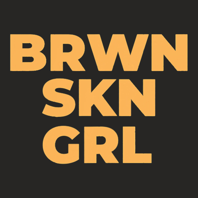 Black Women With Brown Skin Ladies Fitted T-shirt | Artistshot