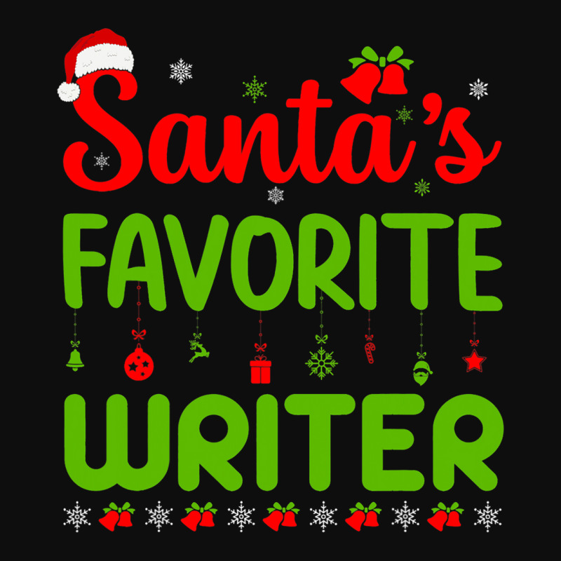 Cool Christmas Santas Favorite Writer Cute Merry X Crop Top by Happinessit | Artistshot