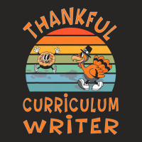 Curriculum Writer Job Funny Thanksgiving Ladies Fitted T-shirt | Artistshot