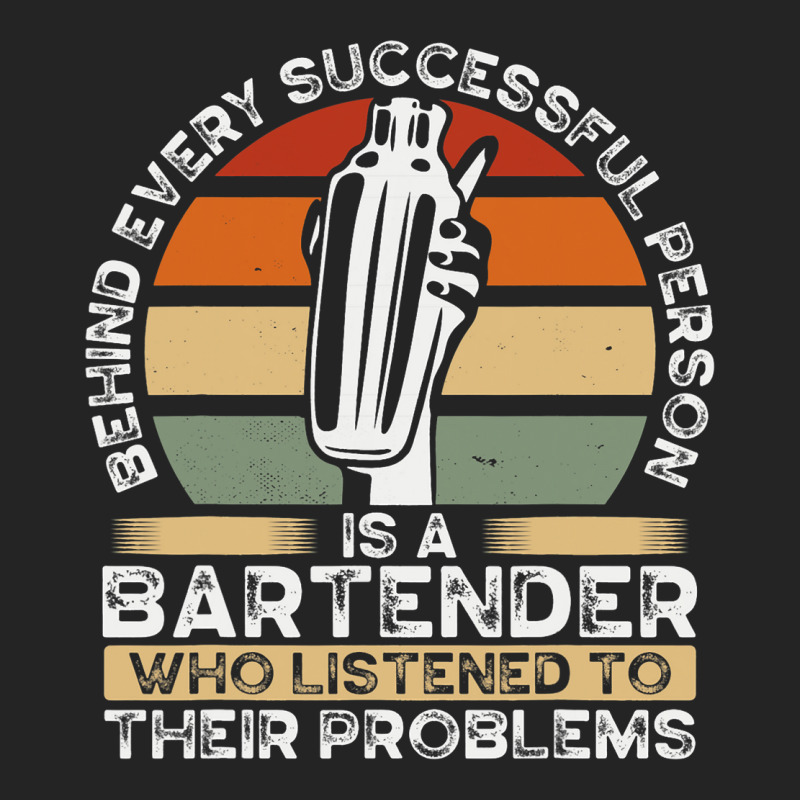 Behind Every Successful Person Is A Bartender Funn 3/4 Sleeve Shirt by NOELYOUNG | Artistshot