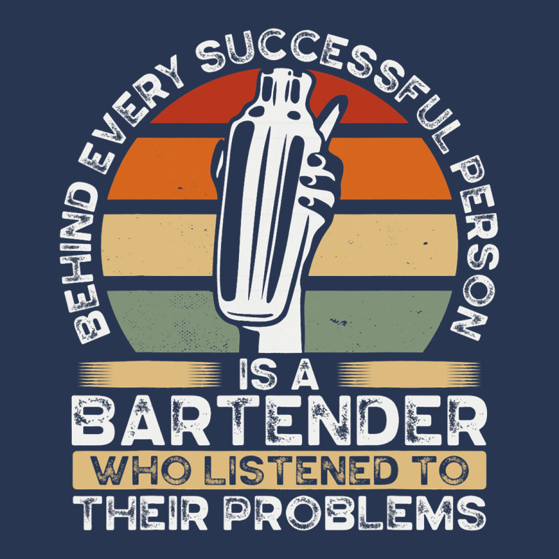 Behind Every Successful Person Is A Bartender Funn Men Denim Jacket by NOELYOUNG | Artistshot