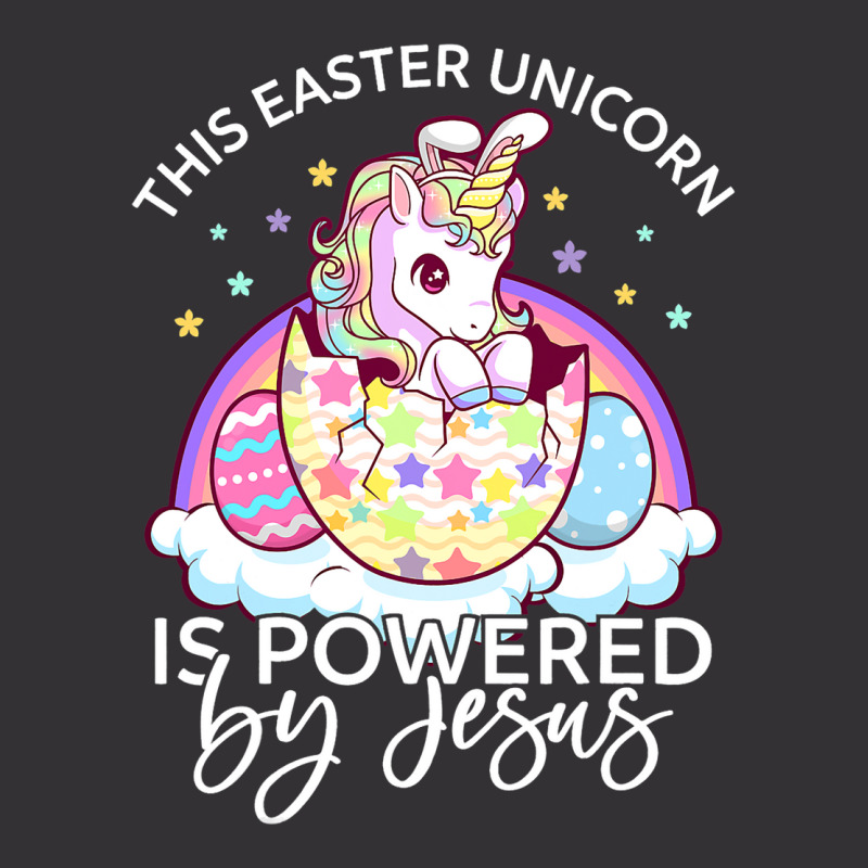 Christian Easter Unicorn Bunny Girls Kids Easter E Vintage Hoodie | Artistshot