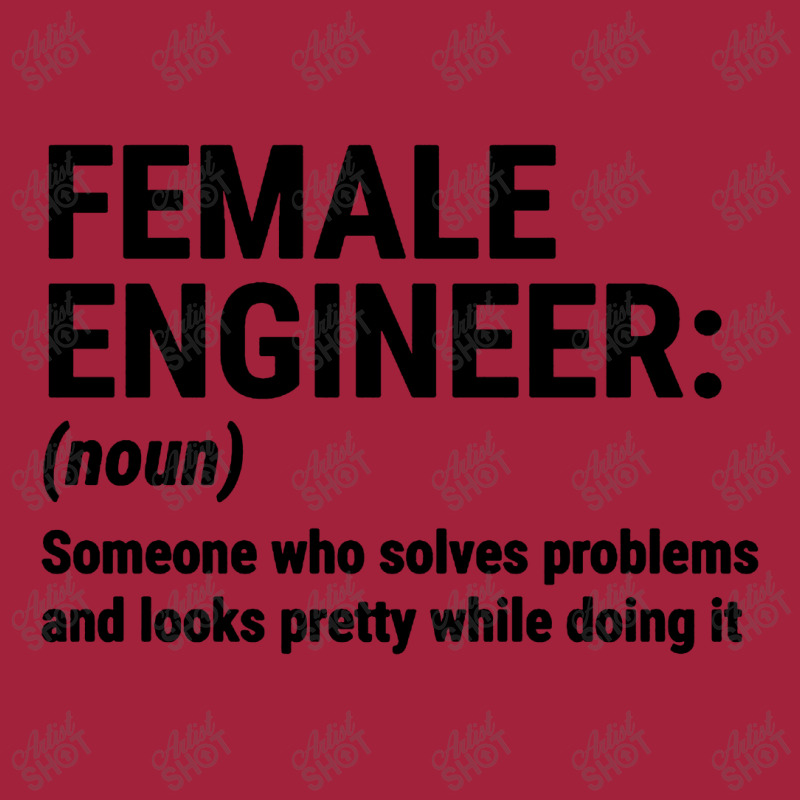 Female Engineer Basic T-shirt by LarizManiz | Artistshot