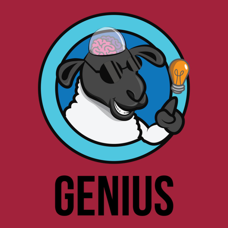 Genius Sheep Basic T-shirt by s4rt4 | Artistshot