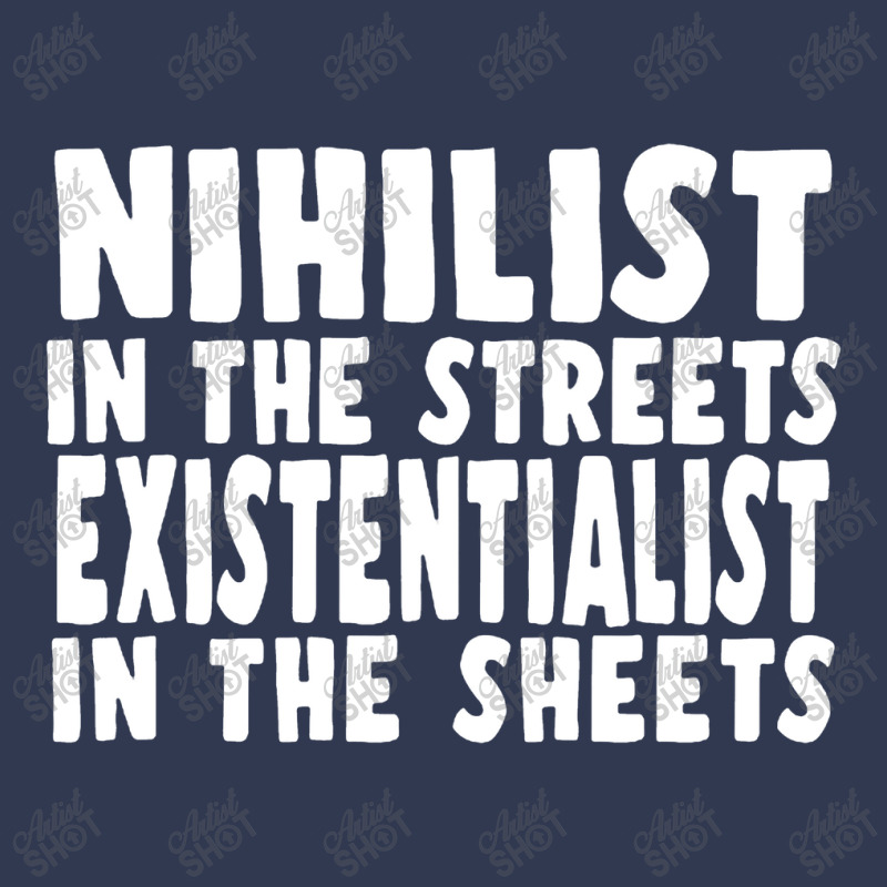 Nihilist In The Streets, Existentialist In The Sheets Basic T-shirt by qulonuhun | Artistshot