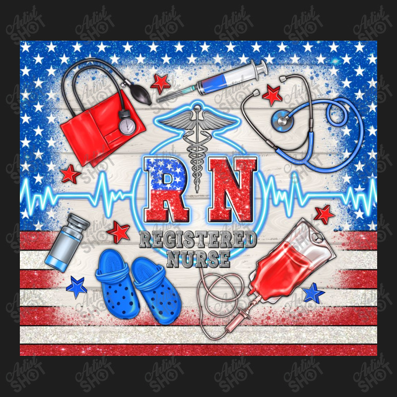 American Memorial Day Rn Registered Nurse Classic T-shirt | Artistshot