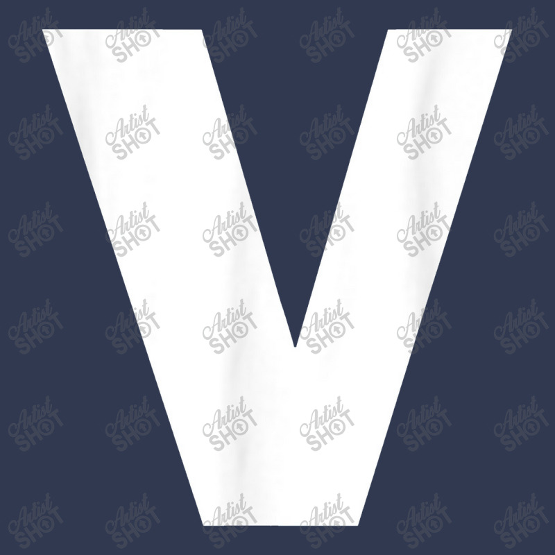 Letter V Capital Alphabet Monogram Initial Basic Youth T-shirt by jabaludden | Artistshot