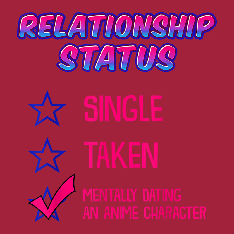 Funny Relationship Status Mentally Dating An Anime Character T Shirt Basic Youth T-shirt by marshall0976 | Artistshot