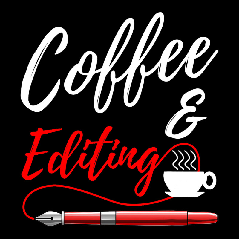 Coffee And Editing Writer Editor Author Adjustable Cap by DENISEWRIGHT | Artistshot