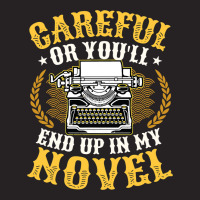 Careful Or You´ll End Up In My Novel Writer Liter Vintage Cap | Artistshot