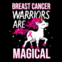 Breast Cancer Warriors Are Magical Unicorn Pink Ri Pocket T-shirt | Artistshot