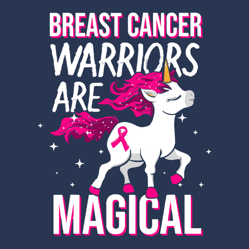 Breast Cancer Warriors Are Magical Unicorn Pink Ri Men Denim Jacket | Artistshot