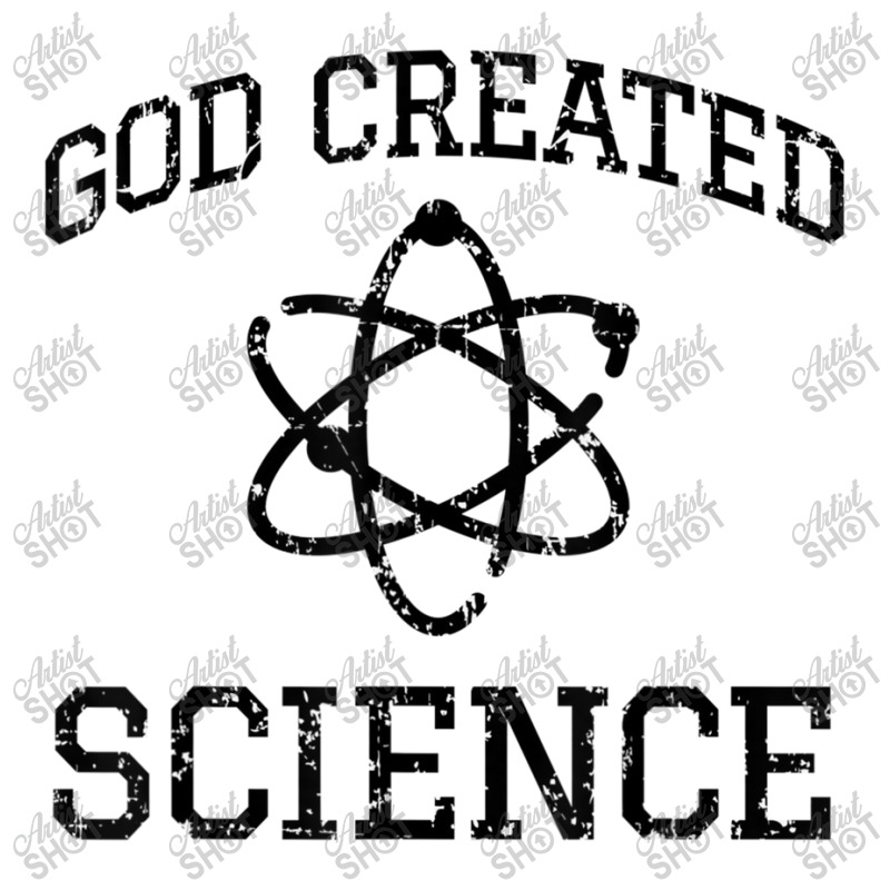 God Created Science Electron Graphic Chemistry Lover Gift Raglan Crop Top by Aria-Proctor | Artistshot