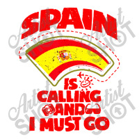 Spain Is Calling And I Must Go Raglan Crop Top | Artistshot