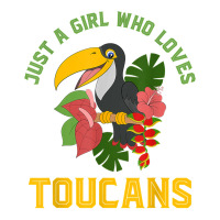 Exotic Animal Bird Lover Women Just A Girl Who Loves Toucans T Shirt Raglan Crop Top | Artistshot