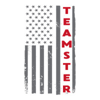 Teamster American Flag Patriotic Truck Driver Us Trucking T Shirt Raglan Crop Top | Artistshot