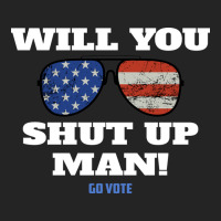 Will You Shut Up Man Anti Trump Gift 3/4 Sleeve Shirt | Artistshot